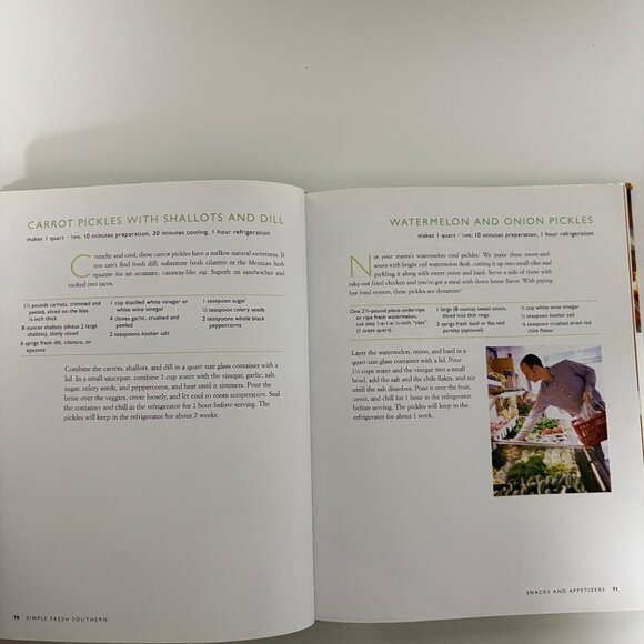 The Lee Bros Simple Fresh Southern Cookbook Hard Cover First Edition - Picture 6 of 10
